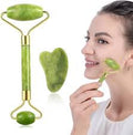 Flawless Jade Roller With Gua Sha Stone