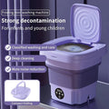 Home.Co- Foldable Mini Washing Machine - With Spin Dryer