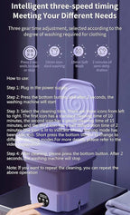 Home.Co- Foldable Mini Washing Machine - With Spin Dryer