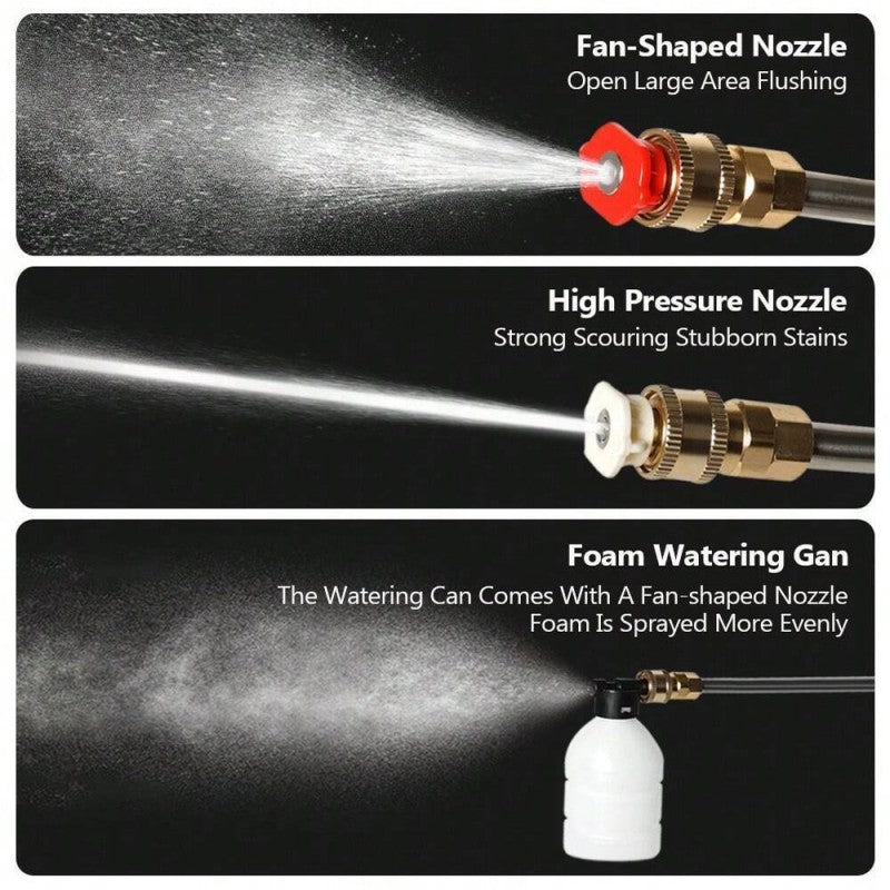 48V Max Cordless High Pressure Water Jet Gun – Portable Wireless Car Wash Foam Sprayer