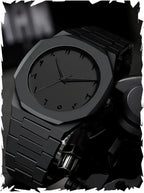 Black Arabic Aura Wrist Watch – Lightweight Fiber Plastic Trendy Timepiece