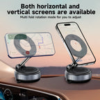 K007 Vacuum Suction Magnetic Car Phone Holder – 360° AR Swivel Dashboard Mount