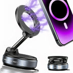 K007 Vacuum Suction Magnetic Car Phone Holder – 360° AR Swivel Dashboard Mount