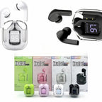Air 31 Transparent TWS Wireless Earbuds – Crystal Bluetooth 5.3 Headset with LED Display