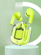 Air 31 Transparent TWS Wireless Earbuds – Crystal Bluetooth 5.3 Headset with LED Display