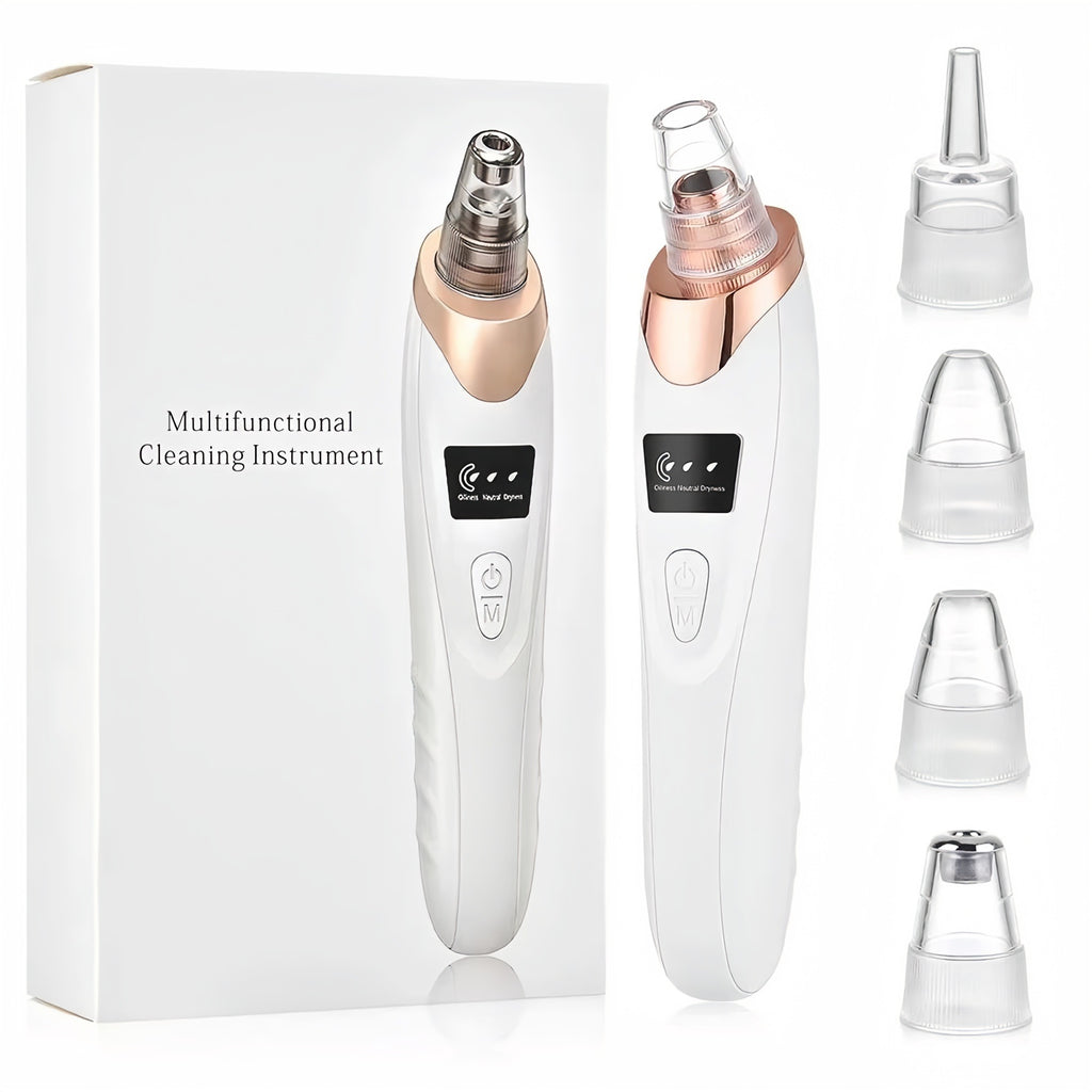 Upgraded Blackhead Remover Vacuum – Facial Pore Cleaner & Whitehead Extractor Tool