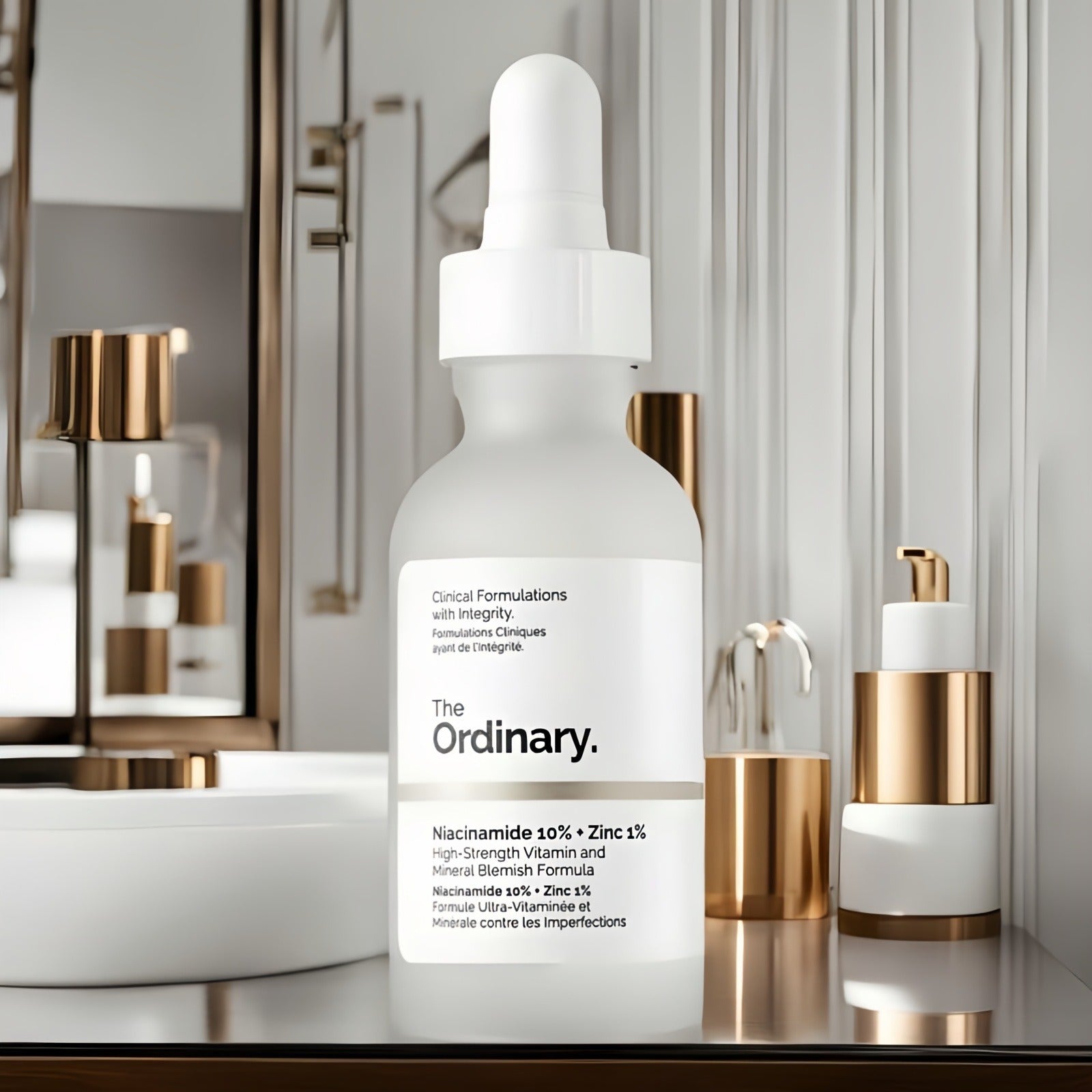 The Ordinary Niacinamide 10% + Zinc 1% Serum – Oil Control & Pore Refining Formula (30ml)