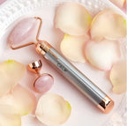 2-in-1 Electric Facial Roller Massager & Sonic Contour Beauty Bar Set