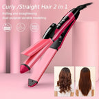 Ultimate Hair Styling Salon Combo – High-Speed Hair Dryer + 2-in-1 Straightener & Curler