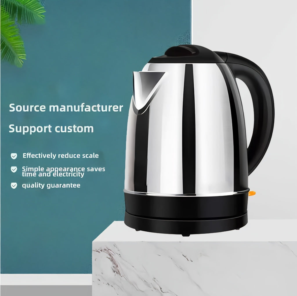 Premium Polished Electric Kettle – Rapid Boil Automatic Turn-Off Technology