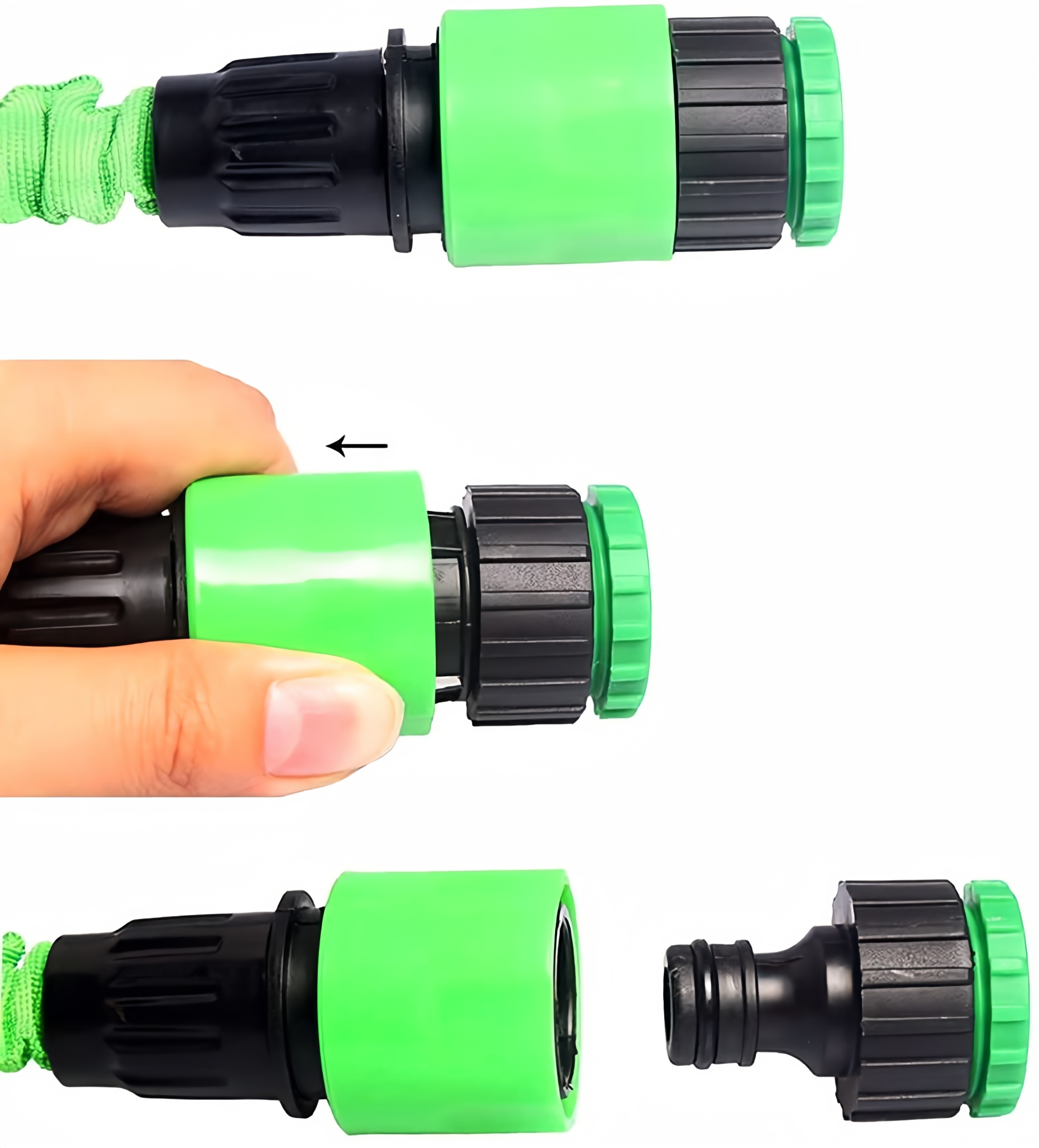 100ft Expandable Garden Magic Hose Pipe – Flexible Water Hose with Multi-Spray Nozzle