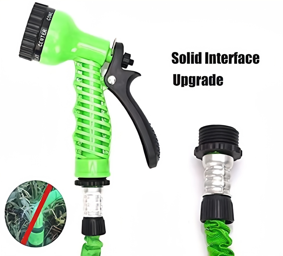 100ft Expandable Garden Magic Hose Pipe – Flexible Water Hose with Multi-Spray Nozzle