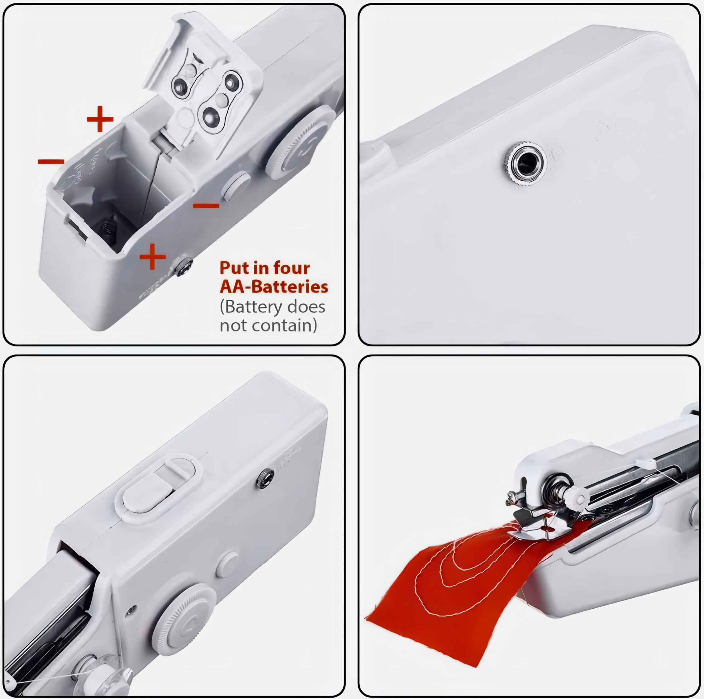 Mini Handheld Portable Sewing Machine – Cordless Compact Stitching Household Tool