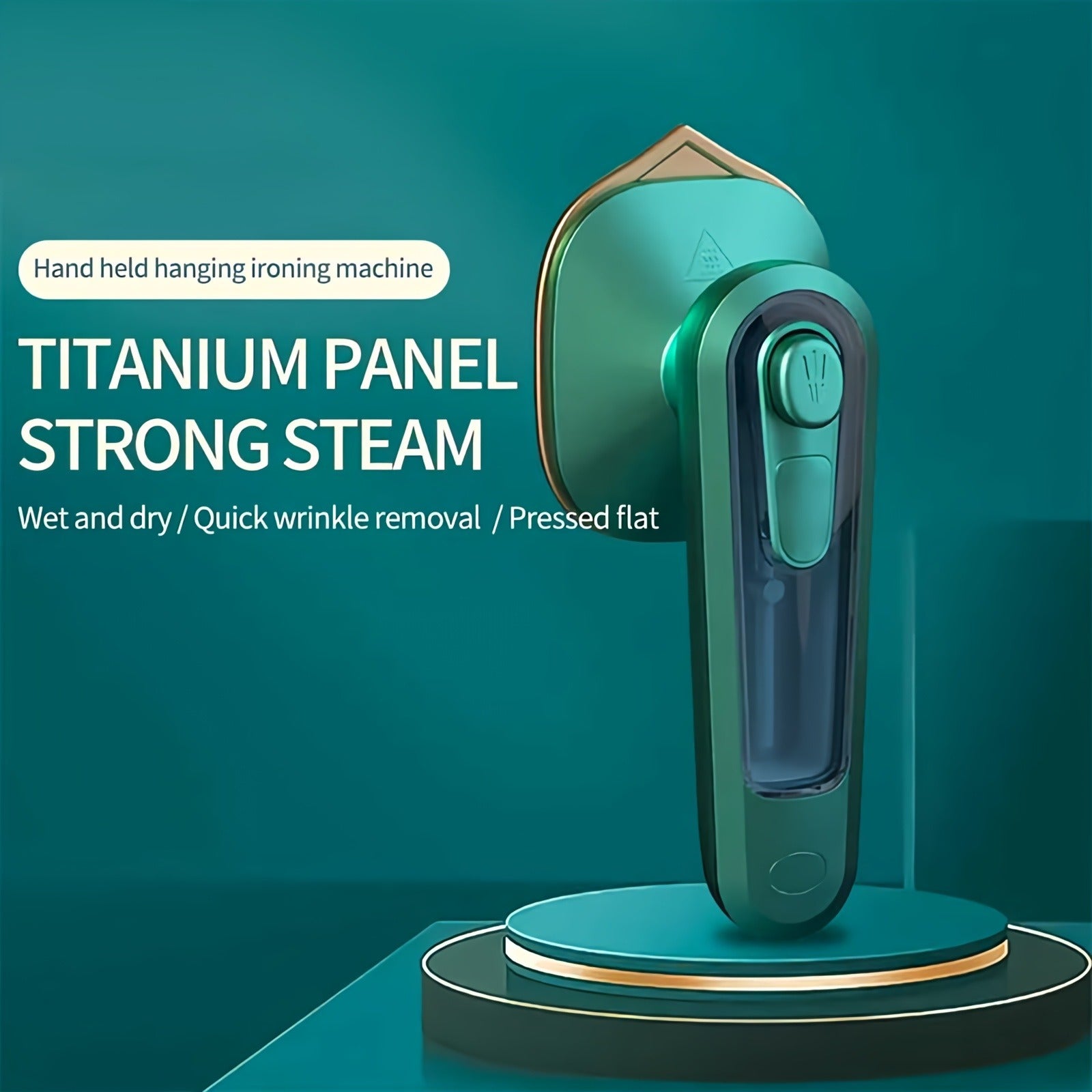 Professional Mini Handheld Steam Iron – Portable Fabric Garment Steamer