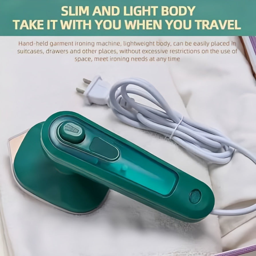 Professional Mini Handheld Steam Iron – Portable Fabric Garment Steamer