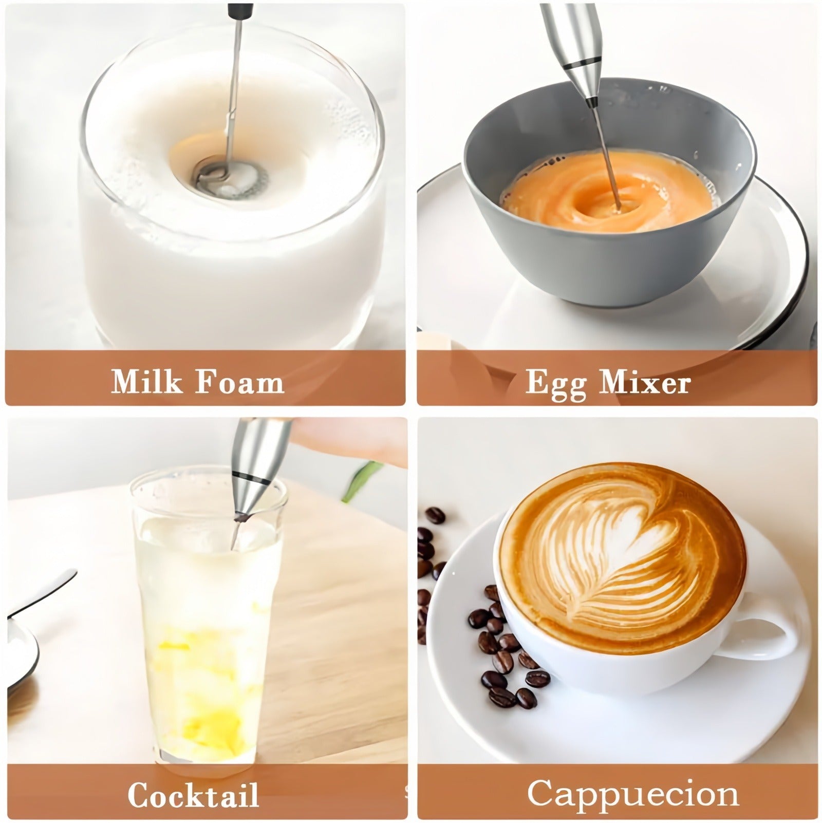 High-Pressure Water Spray Nozzle Gun – Adjustable Car SWireless Electric Handheld Milk Frother – USB Rechargeable Coffee Whisk Mixerhower Multifunction Washer