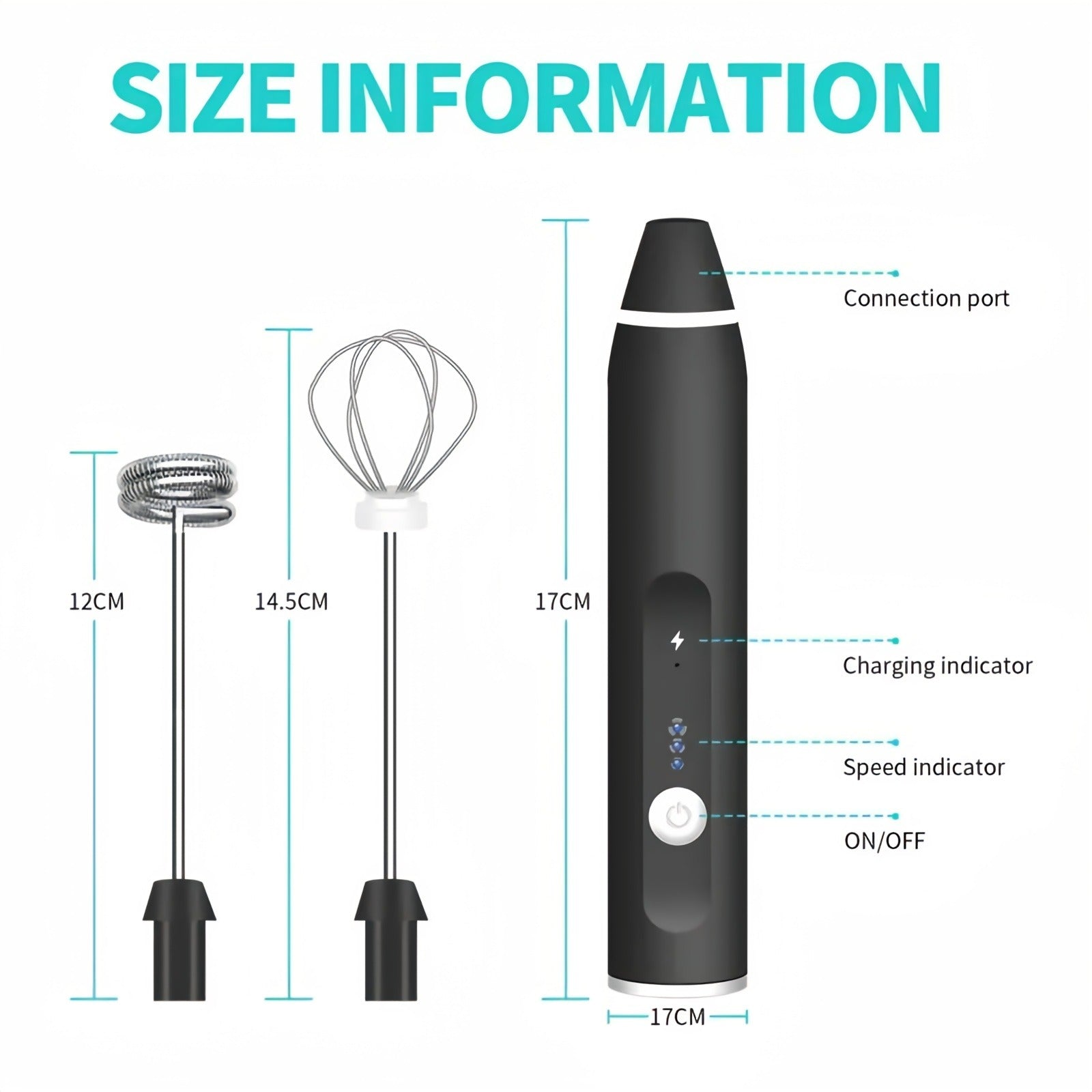 High-Pressure Water Spray Nozzle Gun – Adjustable Car SWireless Electric Handheld Milk Frother – USB Rechargeable Coffee Whisk Mixerhower Multifunction Washer