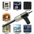 3-in-1 Portable Car Vacuum Cleaner – High Suction Wireless Handheld Cleaner