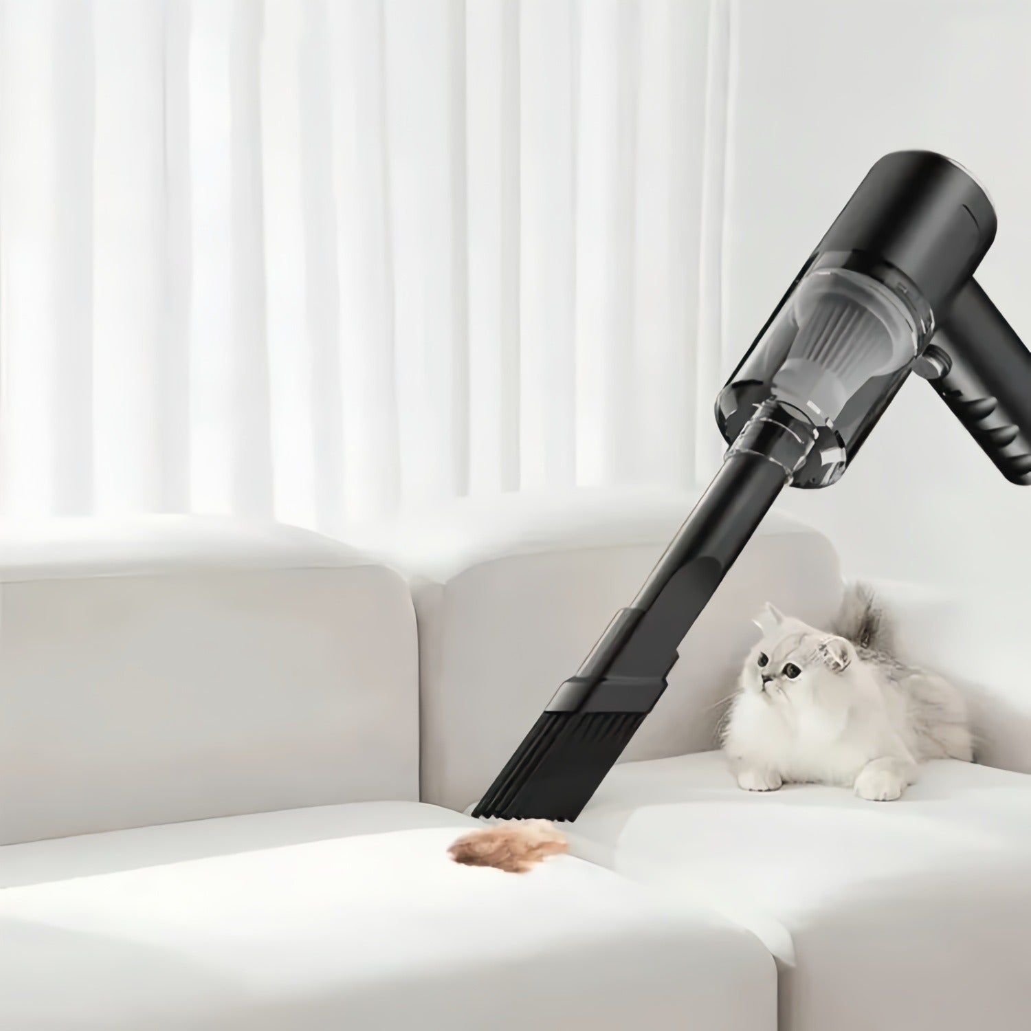 3-in-1 Portable Car Vacuum Cleaner – High Suction Wireless Handheld Cleaner