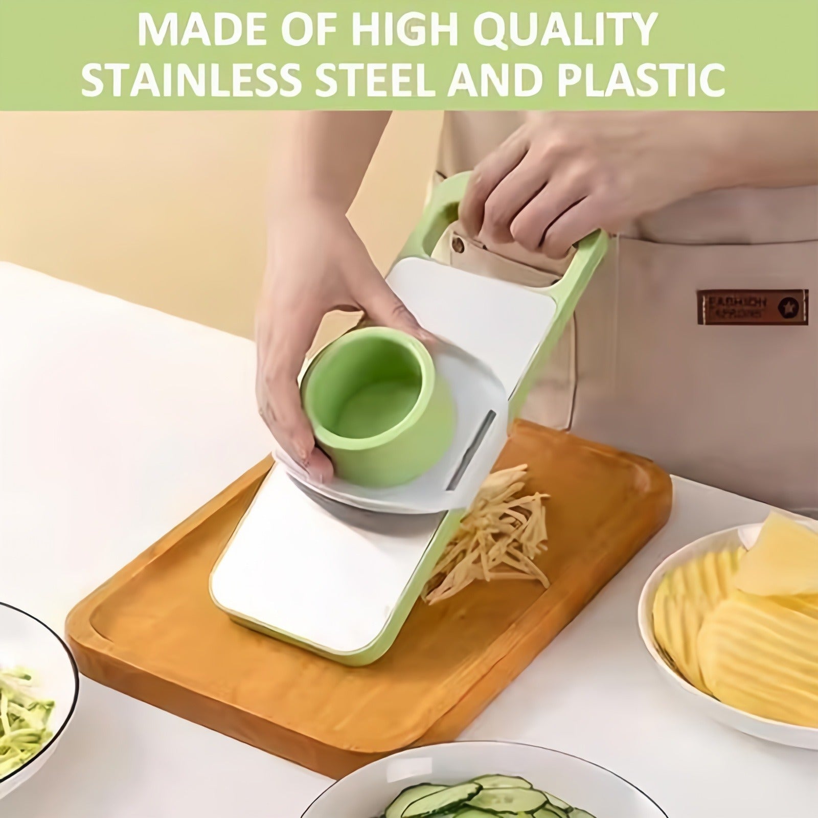 5-in-1 Multi-Functional Vegetable Cutter – Kitchen Grater Slicer & Shredder Peeler