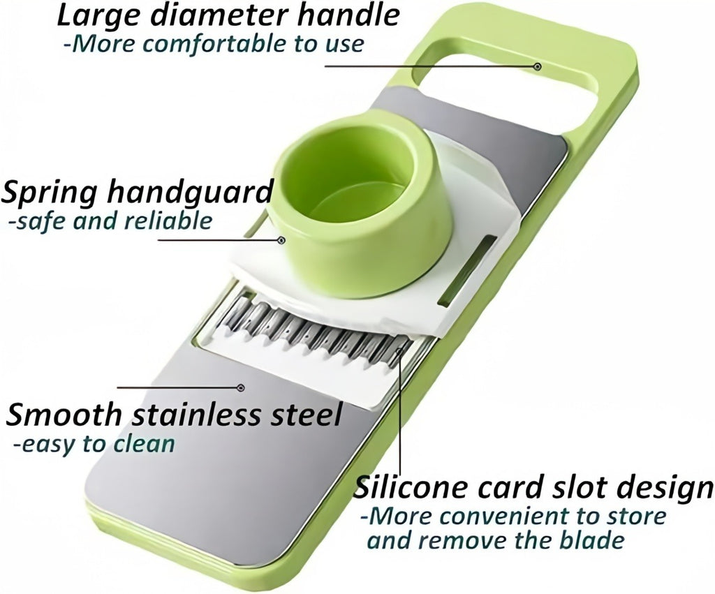 5-in-1 Multi-Functional Vegetable Cutter – Kitchen Grater Slicer & Shredder Peeler