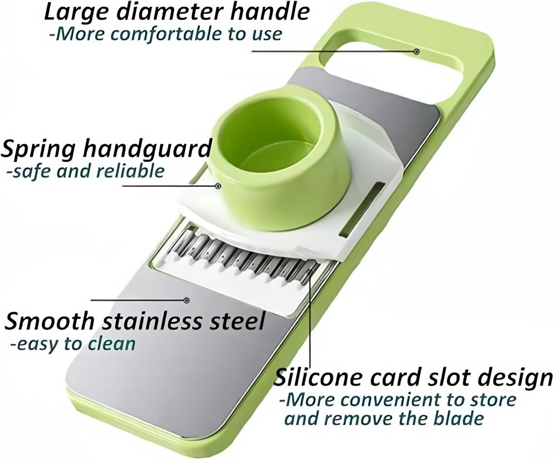 5-in-1 Multi-Functional Vegetable Cutter – Kitchen Grater Slicer & Shredder Peeler