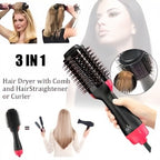 Hot Air Brush Multi-Function Hair Dryer – One Step Professional Salon Styler Comb