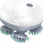 Electric Scalp Massager – 4-Head Cordless Deep Tissue Hair Massage Brush