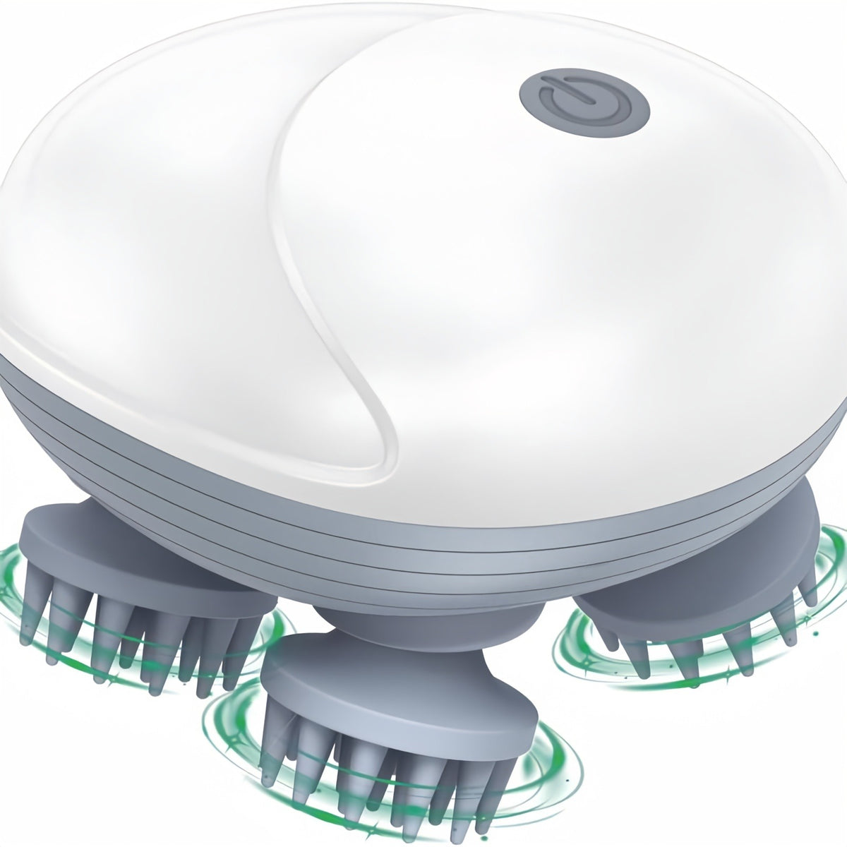 Electric Scalp Massager – 4-Head Cordless Deep Tissue Hair Massage Brush