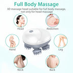 Electric Scalp Massager – 4-Head Cordless Deep Tissue Hair Massage Brush