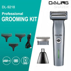 Daling 3-in-1 Professional Electric Shaver – Floating Head Men's Grooming Combo Set