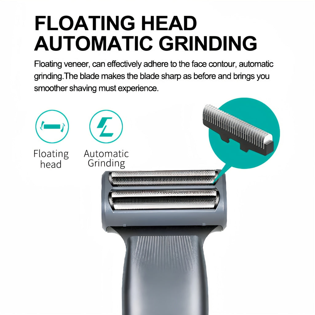 Daling 3-in-1 Professional Electric Shaver – Floating Head Men's Grooming Combo Set