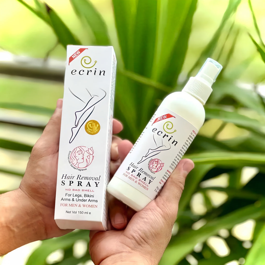 The Original Ecrin Hair Removal Spray – Painless Instant Body Hair Vanisher