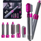 5-in-1 Electric Blow Dryer & Hair Curling Kit – Multi-Head Ceramic Comb Styler