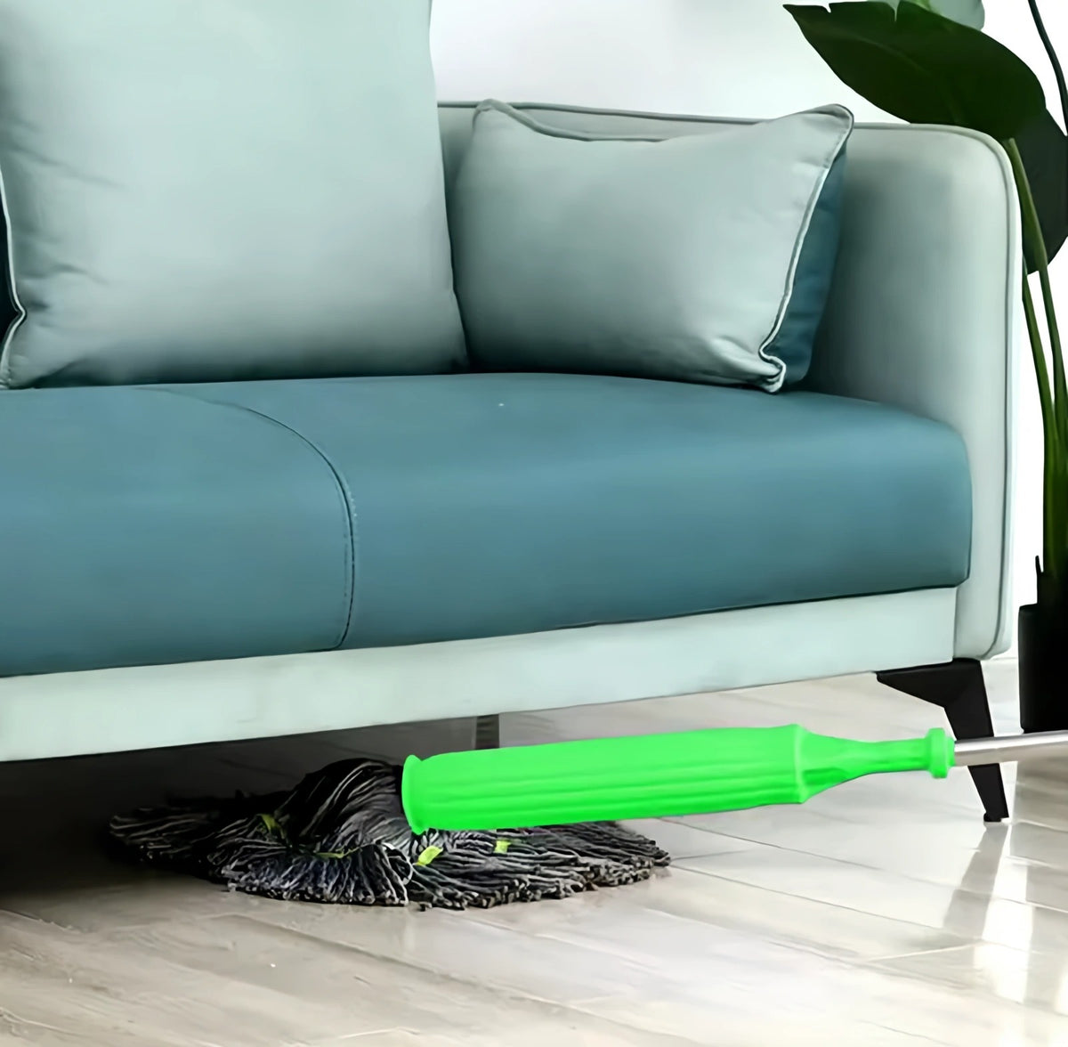 Green Twist 2-in-1 Dehydrated Floor Mop – Wet & Dry Microfiber Cleaning Mop
