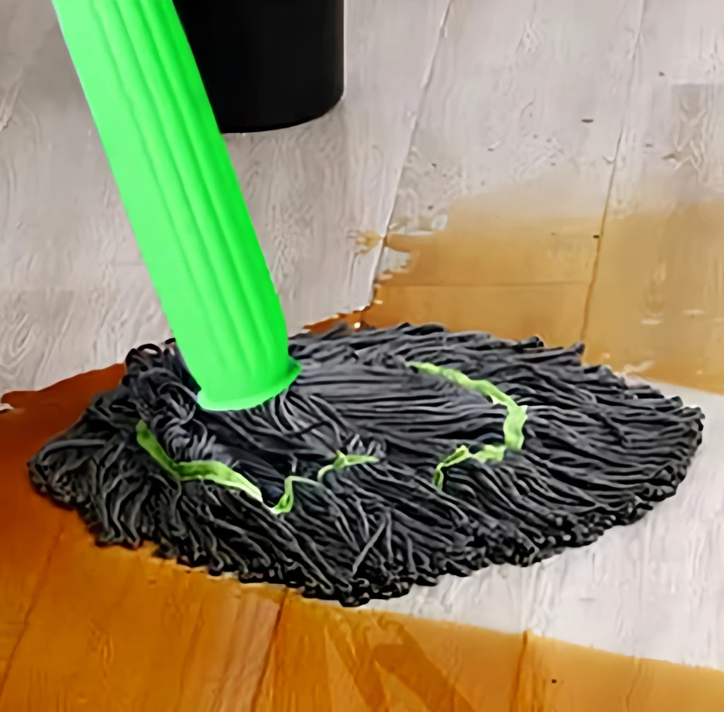 Green Twist 2-in-1 Dehydrated Floor Mop – Wet & Dry Microfiber Cleaning Mop