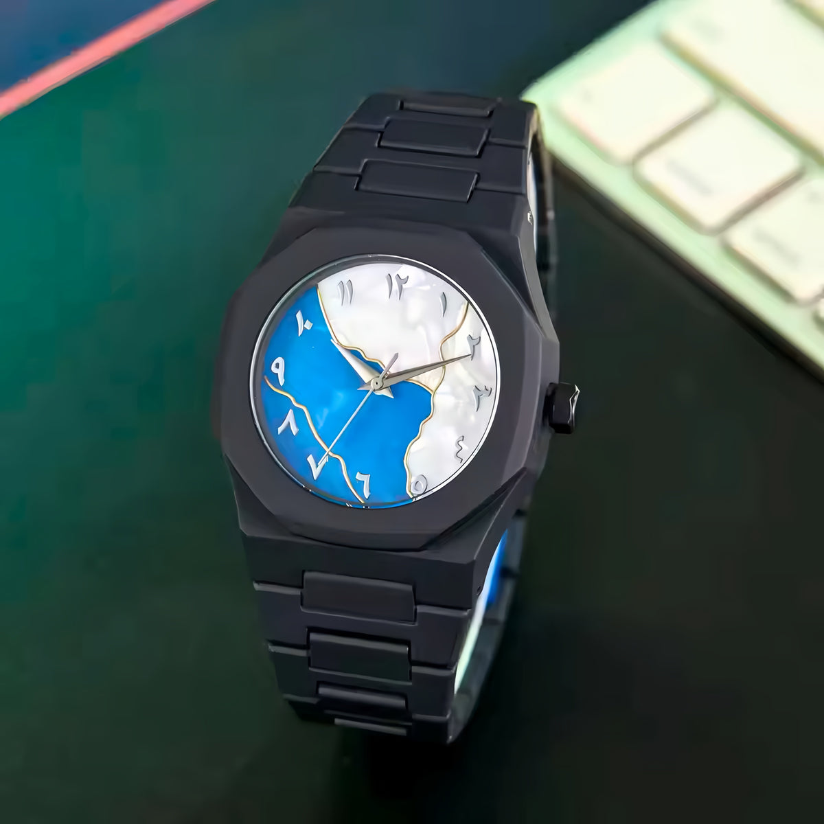 Arabic Aura Lightweight Fiber Watch – Trendy Numeric Calligraphy Wrist Watch