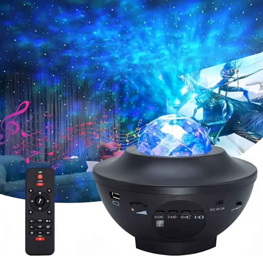Astronaut Galaxy Star Projector Figurine – Romantic LED Nebula Night Sky Lamp