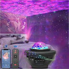 Astronaut Galaxy Star Projector Figurine – Romantic LED Nebula Night Sky Lamp