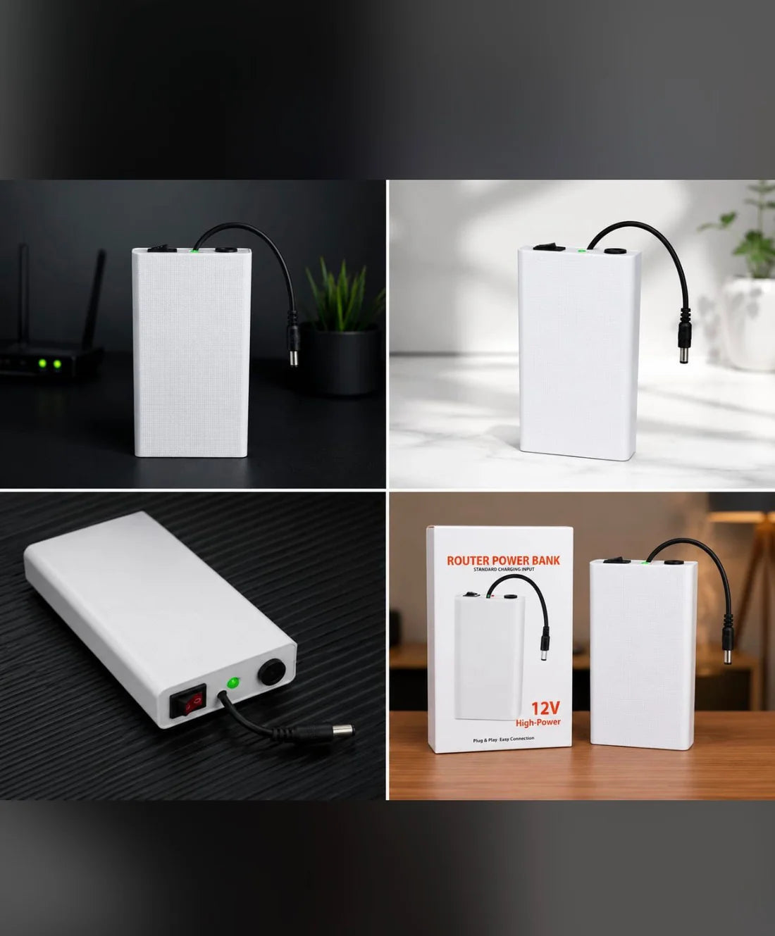 Mini Wi-Fi Router Power Bank – Uninterrupted Power Supply (UPS) Backup Battery