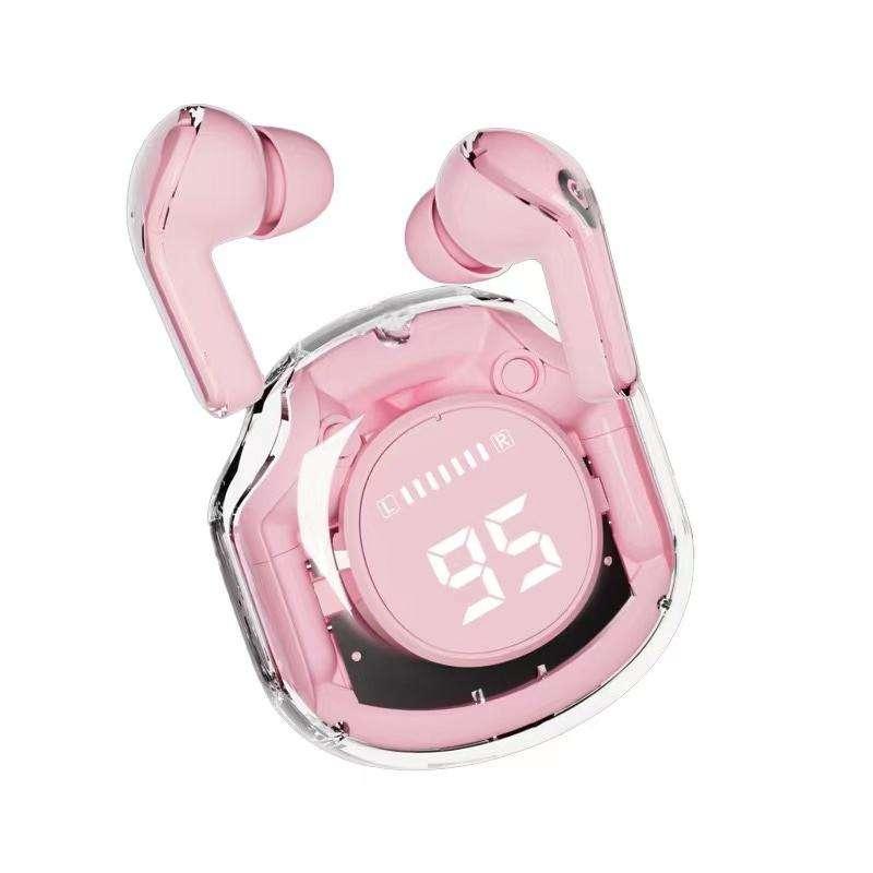 Air 39 Transparent TWS Wireless Earbuds – HD Call Bluetooth Gaming Headset with LED Display