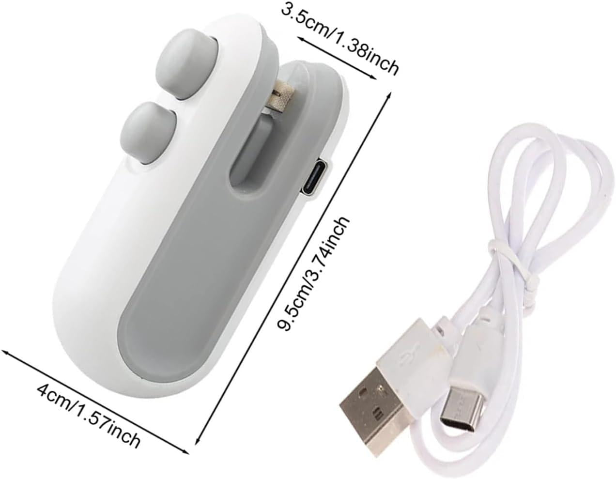 Mini Rechargeable Food Bag Sealer – Portable Heat Plastic Package Sealing Machine
