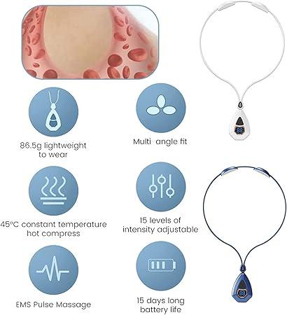 Smart Neck Massager EMS Plus – Electric Cervical Pulse & Heating Pain Relief