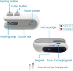 Mini Rechargeable Food Bag Sealer – Portable Heat Plastic Package Sealing Machine