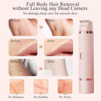 2-in-1 Dual Head Electric Lady Shaver & Bikini Trimmer – Painless Wet & Dry Hair Removal