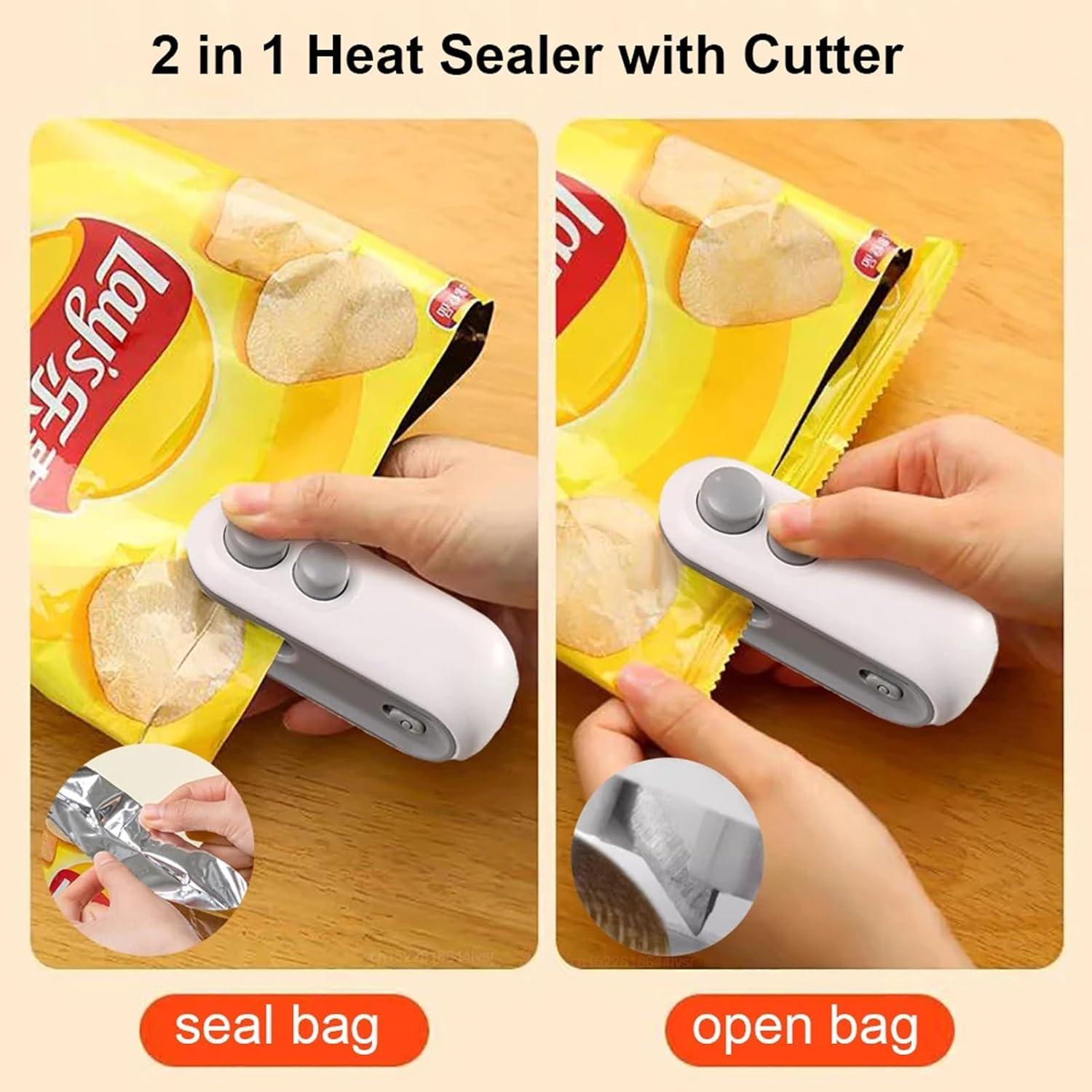 Mini Rechargeable Food Bag Sealer – Portable Heat Plastic Package Sealing Machine