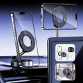 K007 Vacuum Suction Magnetic Car Phone Holder – 360° AR Swivel Dashboard Mount