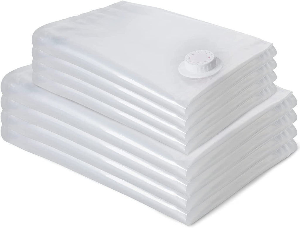 Vacuum Space Saving Compression Storage Bags Kit – 5 Bags + 1 Manual Suction Pump