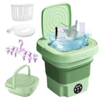 Home.Co- Foldable Mini Washing Machine - With Spin Dryer