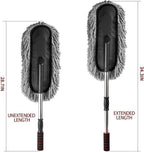 Telescopic Microfiber Car Duster Brush – Extendable Handle Scratch-Free Cleaning Mop